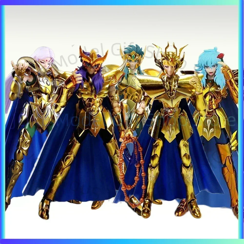 

In stock Metal Club/MC Saint Seiya Myth Cloth EX Aries Mu/Pisces/Taurus/Aquarius Camus Knights of the Zodiac Anime Action Figure