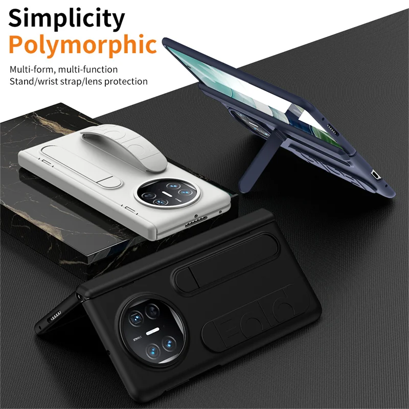 حافظة أصلية بحزام معصم لهاتف هواوي ميت X5 X3 حافظة صلبة رفيعة للغاية بلون غير لامع لهاتف هواوي ميت X5 #4