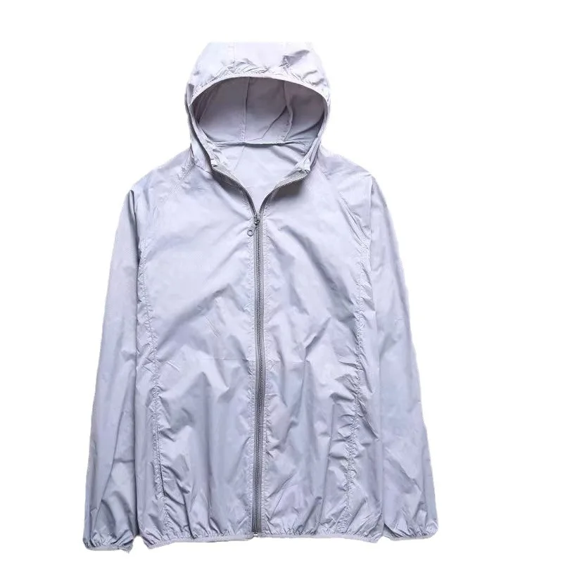 TRVLWEGO Long Sleeve Hoody Summer Women Sun UV Protection Quick Dry Clothing Men Hooded Jacket Thin Beach Sweatshirt