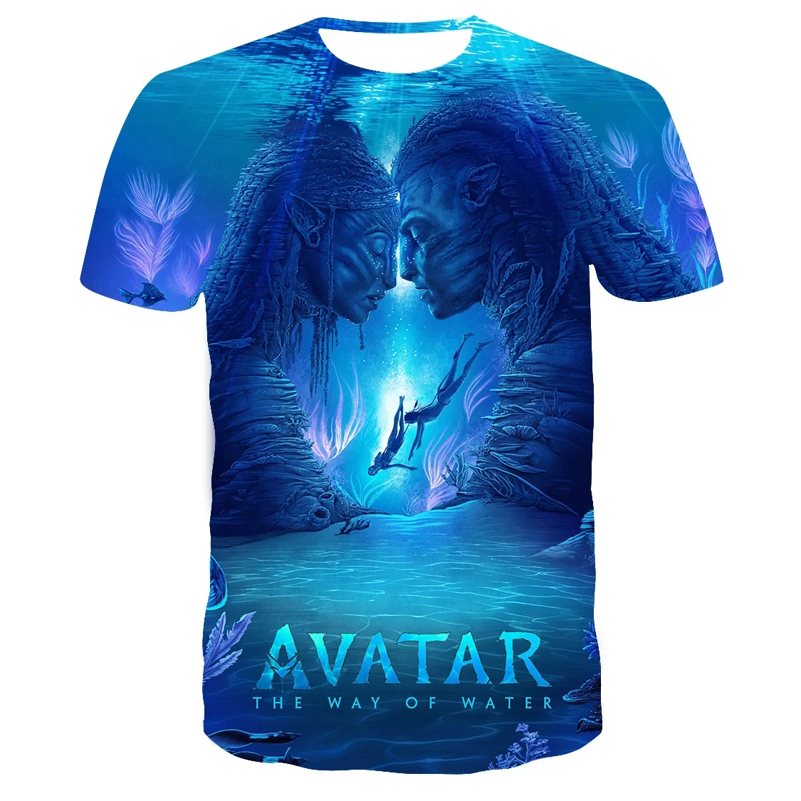 MINISO T-Shirts Avatar The Way of Water 3D Print Streetwear Men Women Fashion Oversized T Shirt Kids Boy Girl Tees Tops Clothing