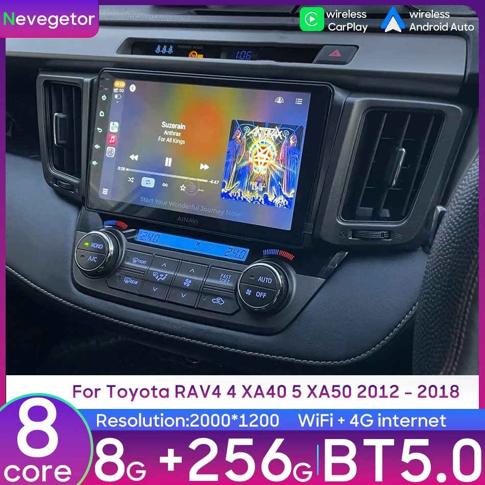 

Android Car Multimedia Player for Toyota RAV4 XA40 XA50 2012 - 2018 Intelligent Radio Stereo Wireless CarPlay Auto 2 DIN