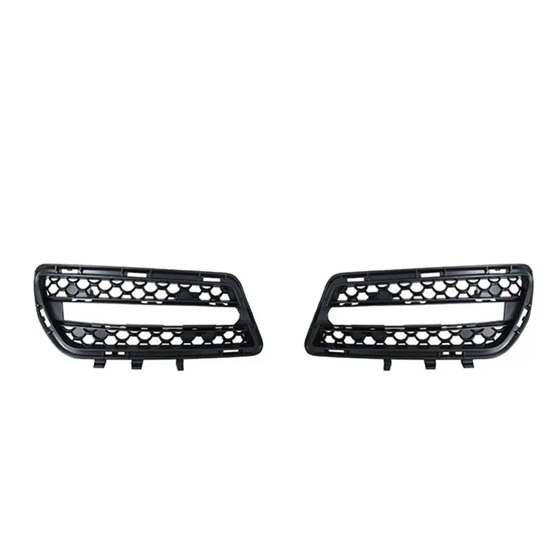 

A65P-1Pair Front Bumper Fog Light Cover Grille Trim 2128851753 2128851853 For Mercedes-Benz W212 AMG E350 E400 E550 2010-2013