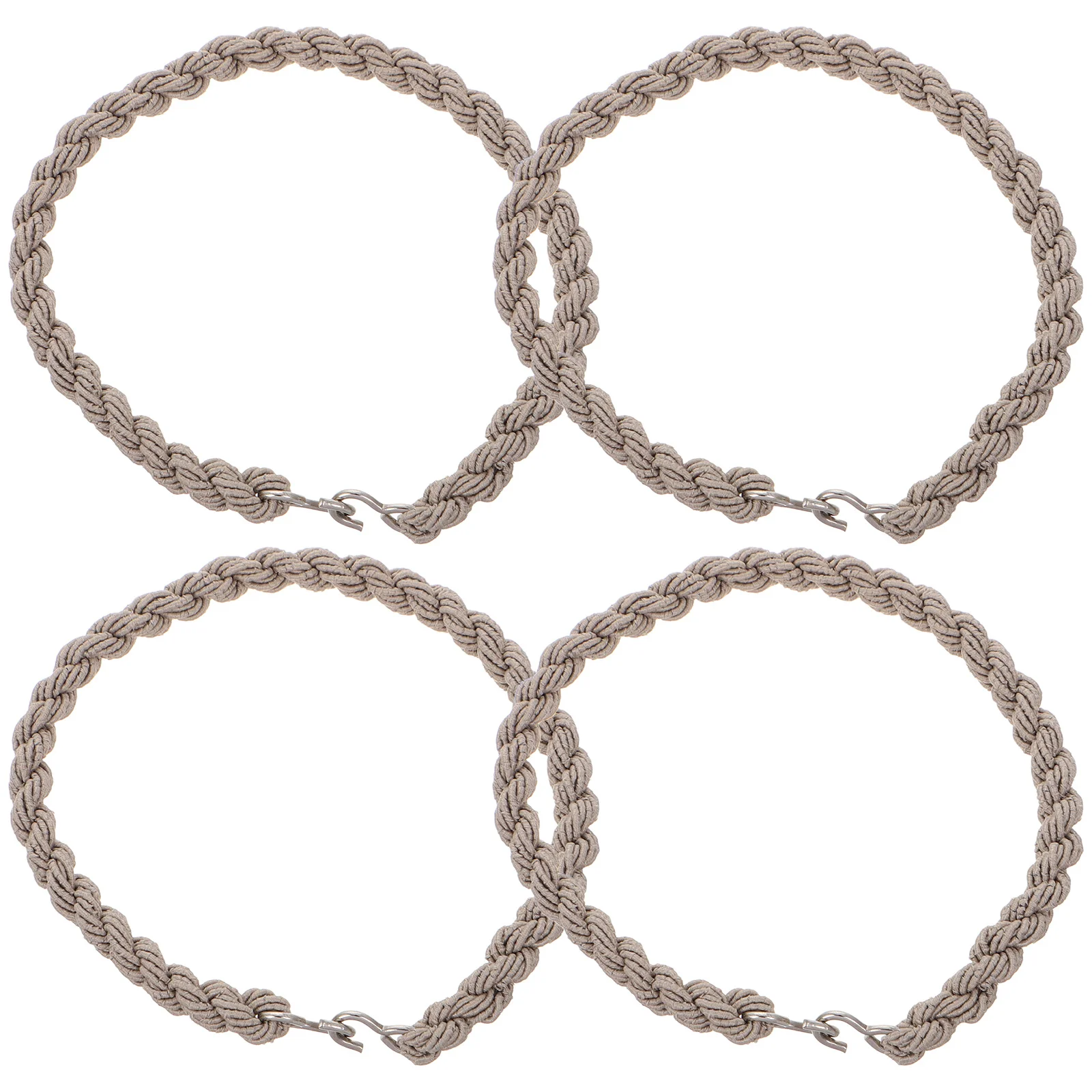 

4Pcs Elastic Leg Straps 4Mm Thick Outdoor Binding Ropes for Cycling Camping Hiking Boot Straps for Pants Adjustable Legging