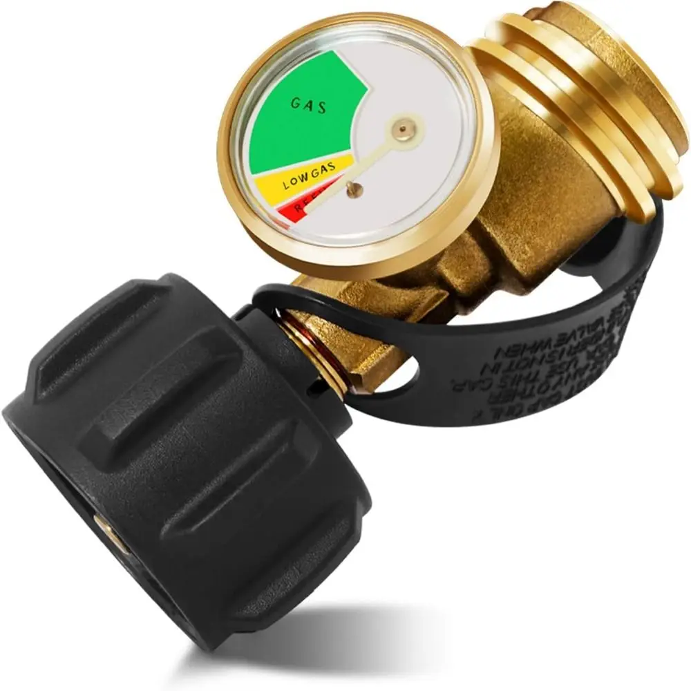 

Adjustable Propane Tank Connector QCC1/Type Dustproof QCC1 Propane Refill Adapter Leak-proof Durable POL Tanks Service Valves