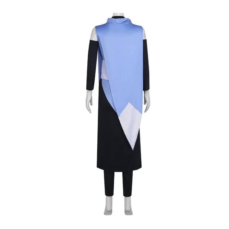 ZA01 Anime Castlevania Sypha Belnades Cospaly Costume Game Carnival Party Dress Suit Halloween Uniform Blue Outfit For WomanZa0@