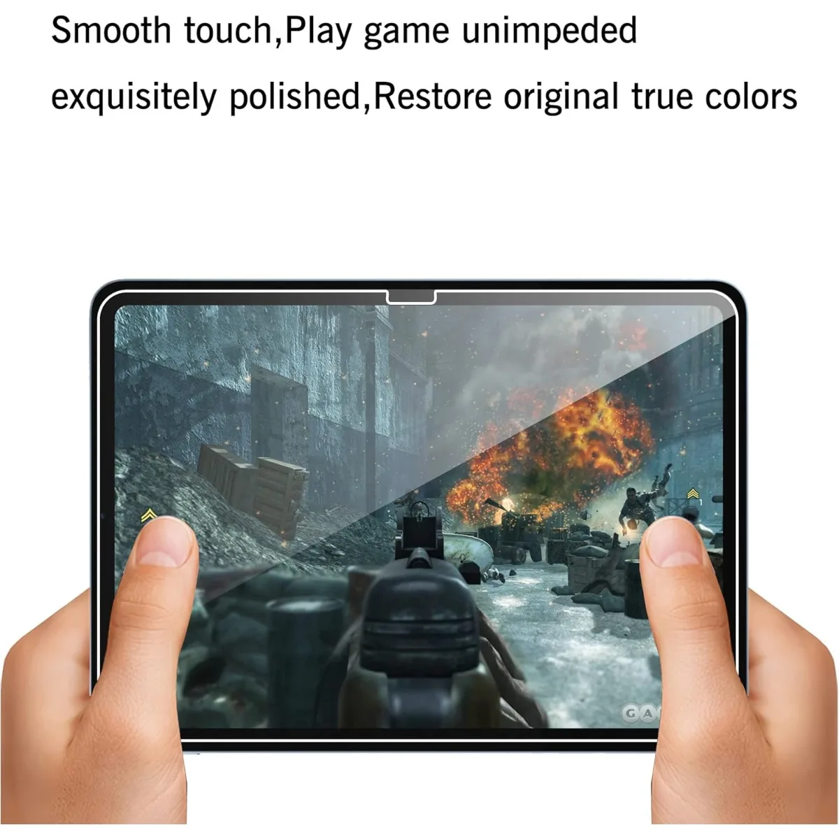 ฟิล์มกันรอยสำหรับ iPad 11th A16 2025 [11 นิ้ว] / รุ่นที่ 10 2022 [10.9 นิ้ว] กระจกนิรภัย [2 แพ็ค]