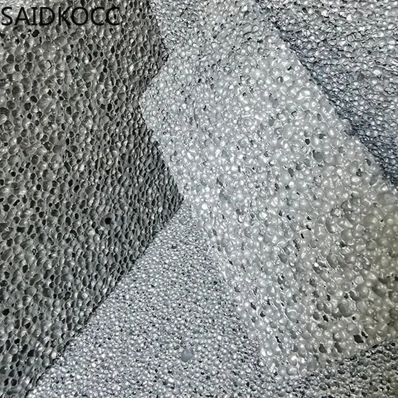 SAIDKOCC EMI Shielding Sound Insulation Material Closed-Cell Aluminum Foam Al Metallic Foam Accept Customization