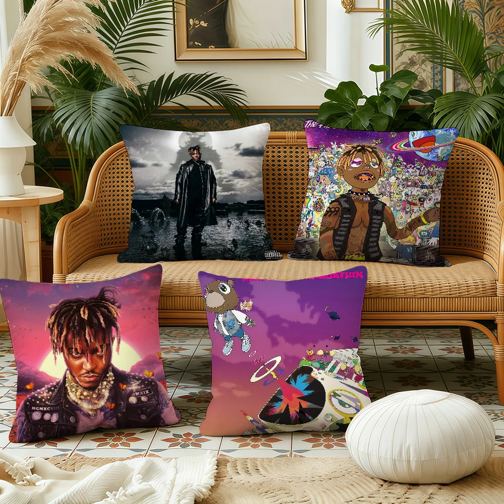 J-Juice The Party Never Ends W-WRLD cushion cover Plush Fabric Soft Double Sided Print Sofa Cushion Cover Throw Pillow Covers