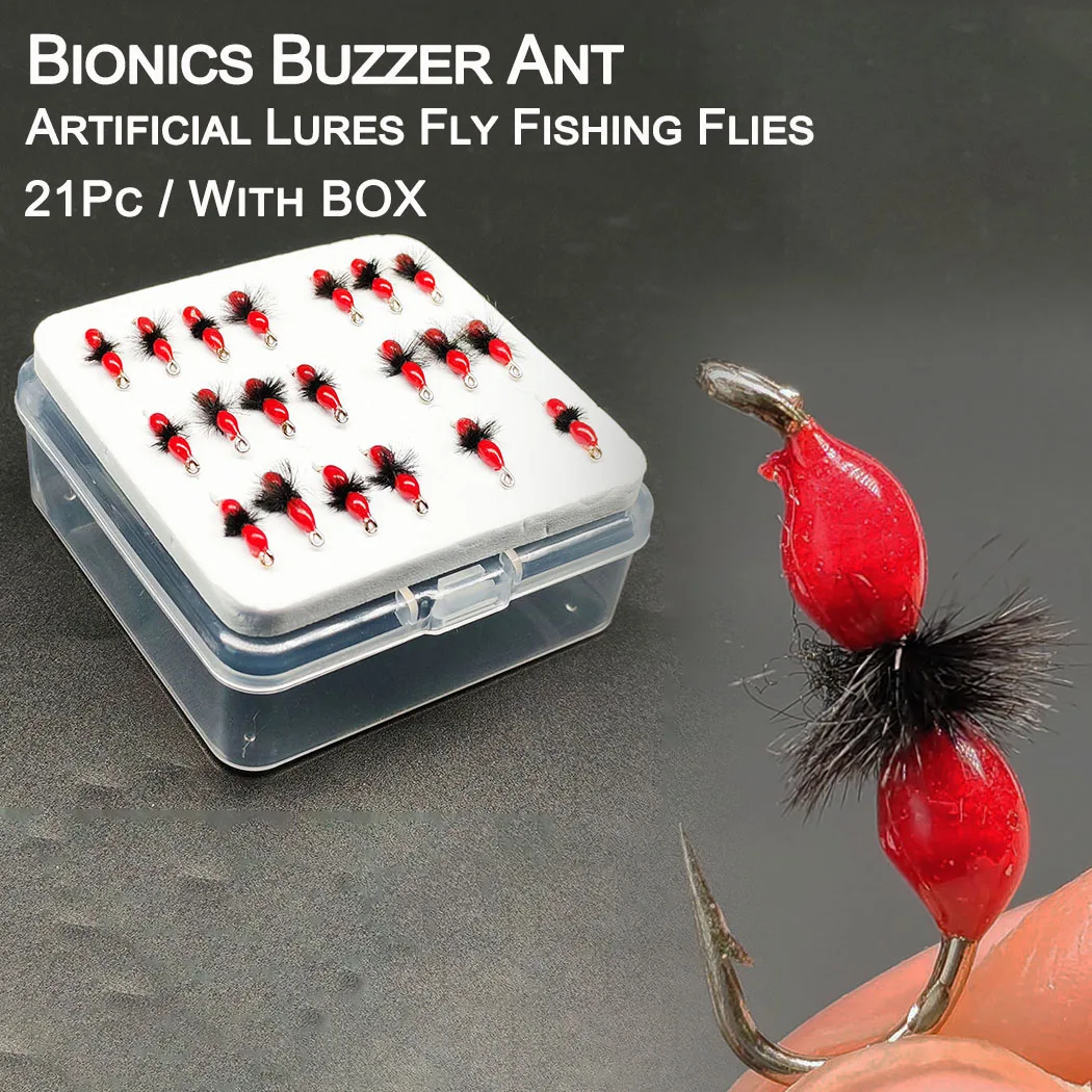Moscas artificiales Buzzer Ant Wet Flies – Cebo trucha y perca