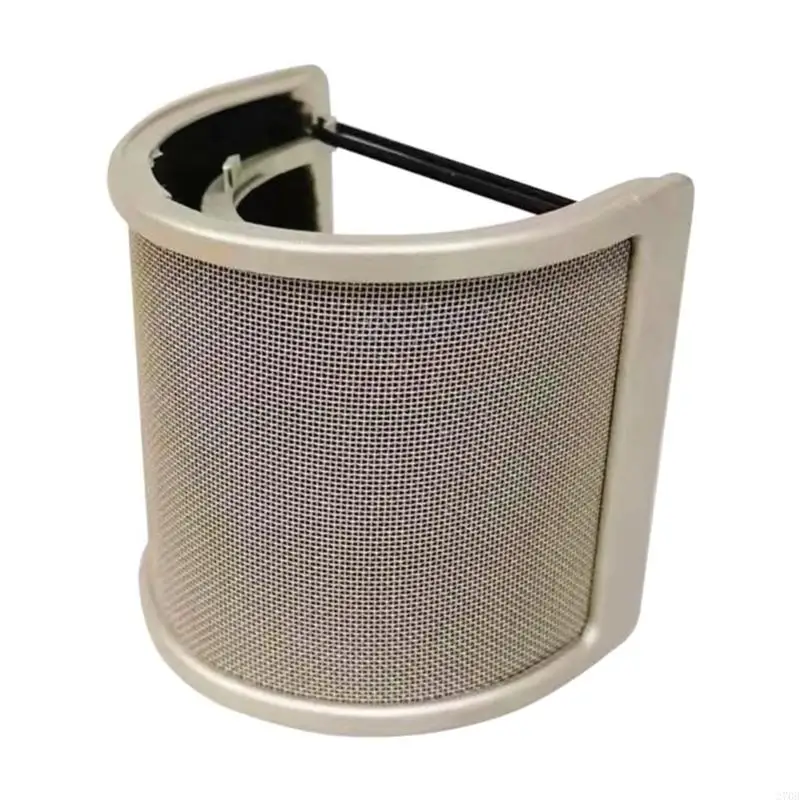 270B Filter Popping Lapisan Ganda Lapisan Logam Mikrofon Mikrofon Penutup Genggam Genggam Mikrofon Mikrofon Aksesoris