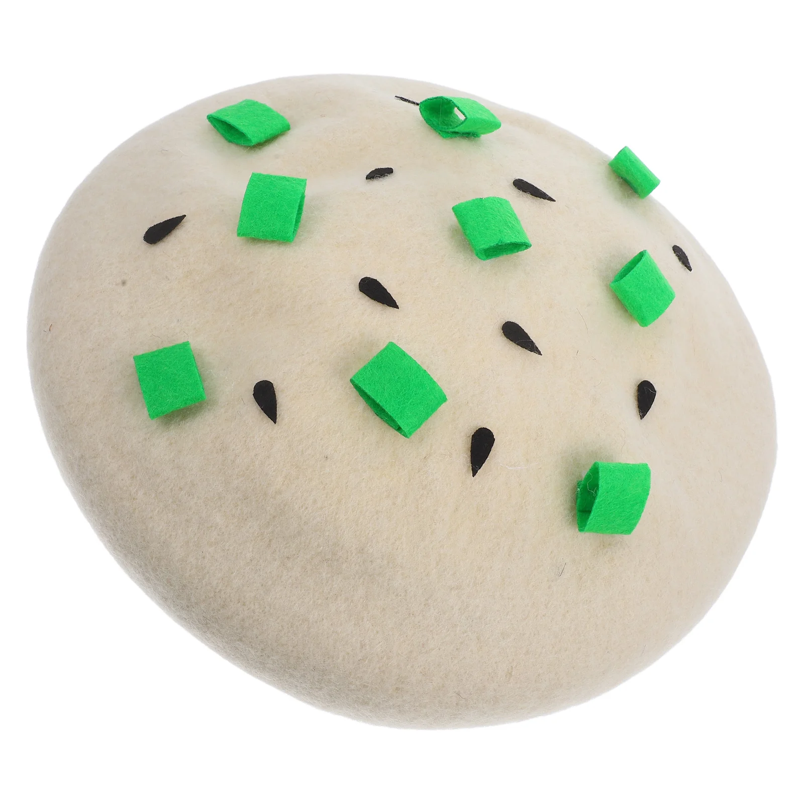 

Cartoon Beret Hats Women Green Onion Unisex Artist Wool French Winter Party Hat Traditional Style