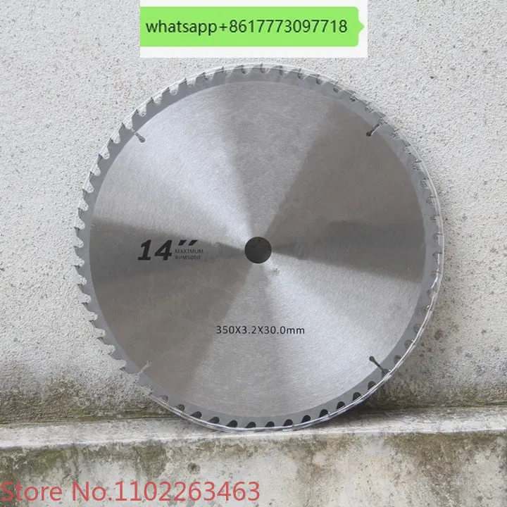 14 inch woodworking saw blade 350 * 3.0 * 25.4 alternating toothed saw blade for steel cutting machines