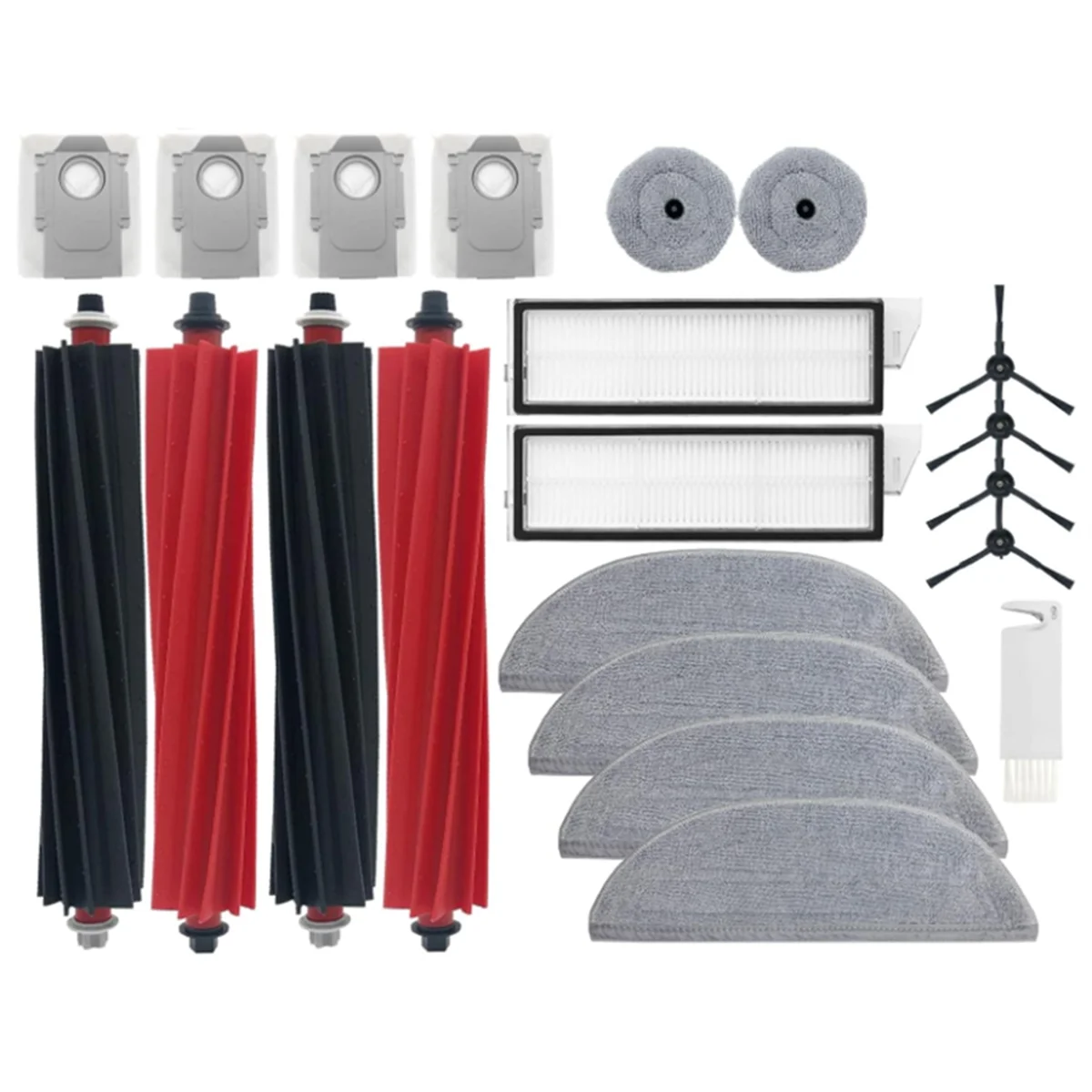 

A58E-Accessories Kit for Xiaomi Roborock S8 MaxV Ultra Robot Vacuum Cleaner Roller Side Brush Filter Mop Cloth Dust Bags