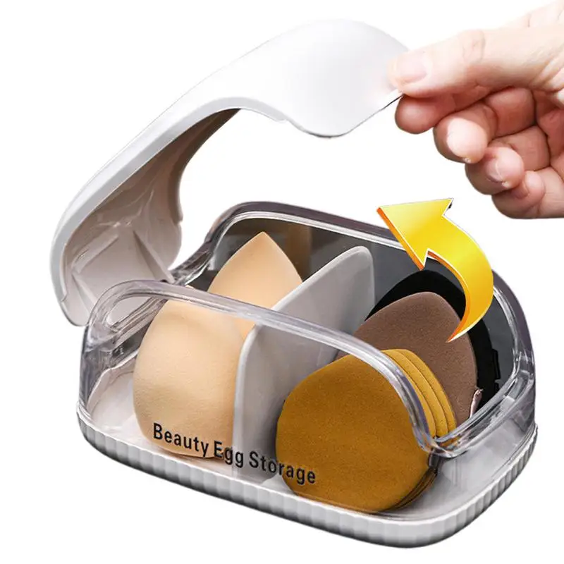 Make-Up Schwamm Fall Tragbare Staubdicht Kosmetische Ei Lagerung Box Multifunktionale Schönheit Werkzeuge Lagerung Box Make-Up Mixer Fall