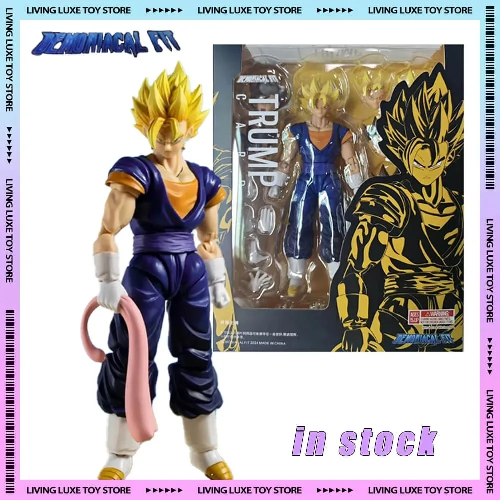 

In Stock Original Demoniacal Fit Dragon Ball Z SHF Super Saiyan SSJ Trump Card Vegetto Son Goku Vegeta Anime Action Model Toys