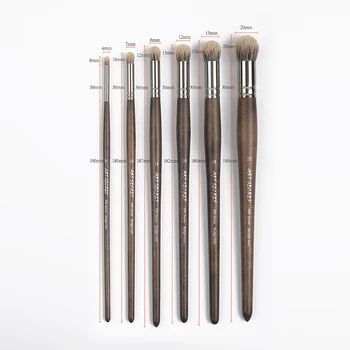 Artsecret # 699 6 adet/takım Porsuk Saç Hayvan Saç Huş Çubuk Quaint Tarzı Guaj Boyama Kalem Sanatçı Yağlıboya Fırçaları