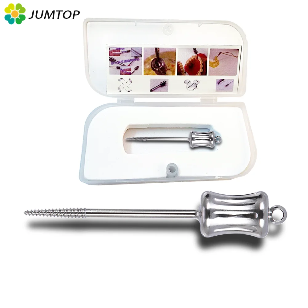 Taladro de raíz rota Dental, Extractor de restos, taladro de fragmentos de raíz Apical, herramientas dentales médicas de acero inoxidable,