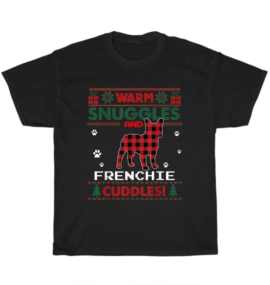 French Bulldog Christmas Pajama Ugly Xmas Dog Pet Puppy Lover Mens T-Shirt S-5XL