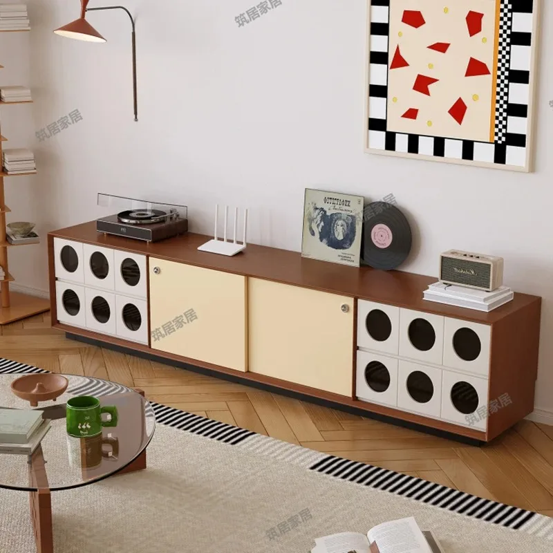 

Fashion Luxury Tv Consoles Cabinet Design Practical Bedside Easy Big Size Tv Stands European Wooden Archivadores Home Decoration