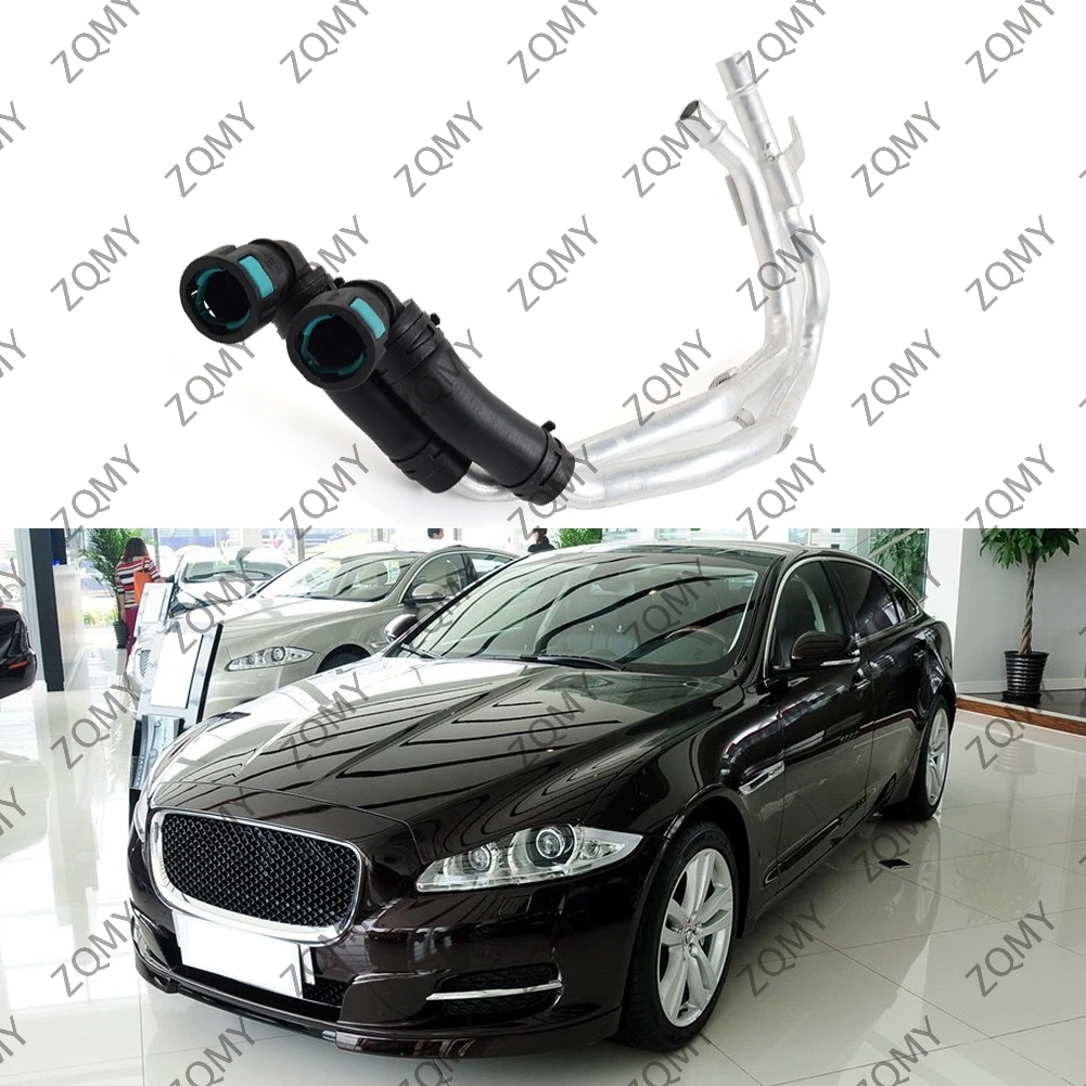 Car Engine Cooling System Warm Water Air Heater Hose Pipe For Jaguar XJ 2.0T 2010 2011 2012 2013 2014 2015 2016-2019 C2D21473