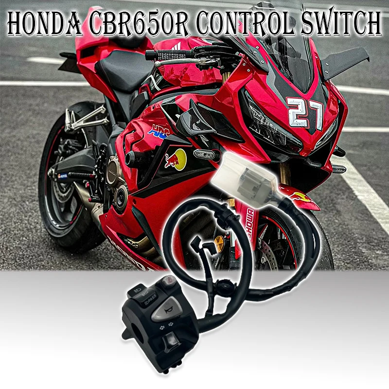 For Honda cbr650r CB650R switch 2019-2023 2020 2021 2022 Motorcycle Front and rear turn signal double flashing control switch