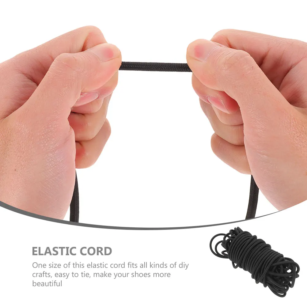

1 Roll Round Elastic Cord Premium Bungee Cord for Shoes Trainers Cuffs Bracelets Reusable Shoelaces for Men Women Kids