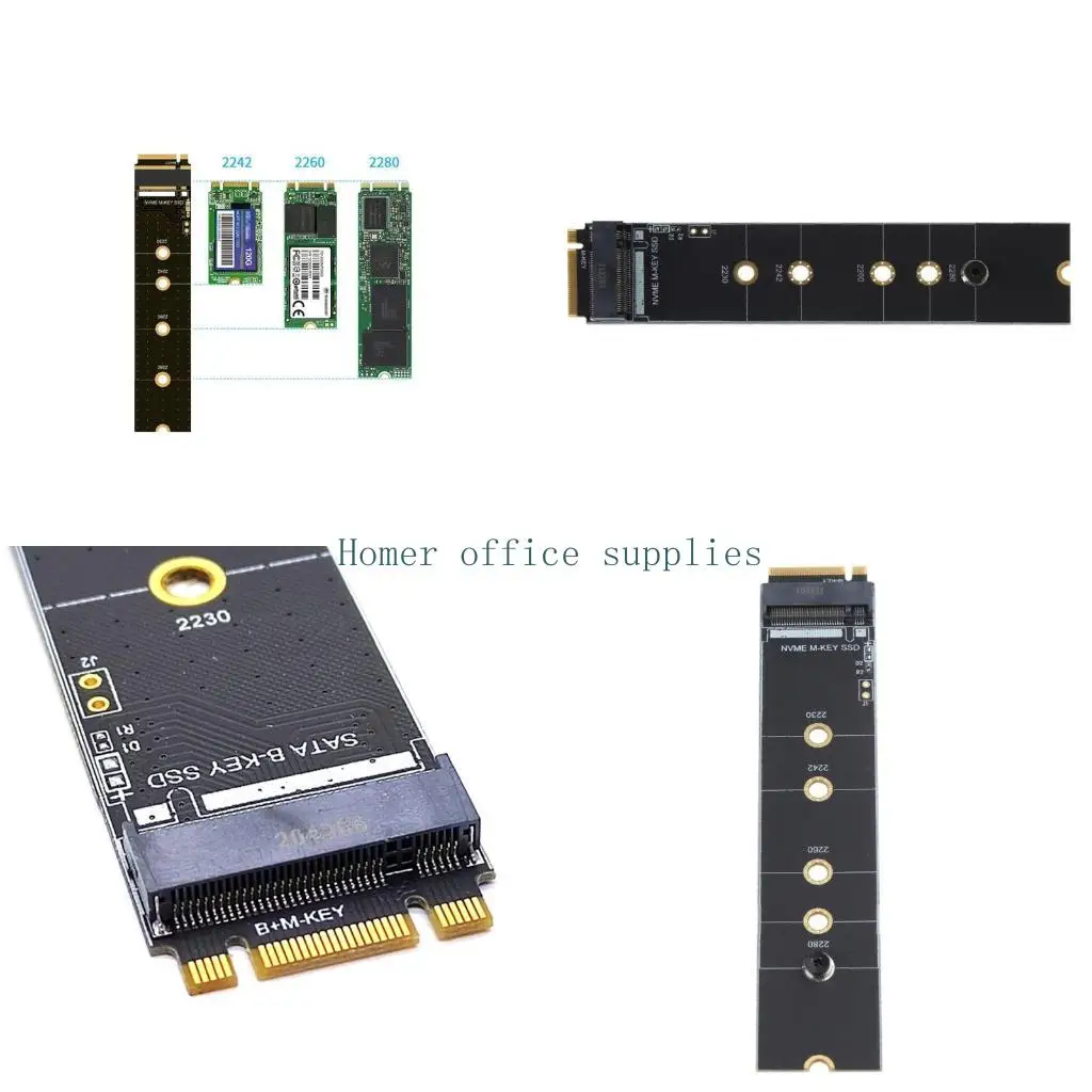 K43B for M.2 B-Key Disks Expansion Card / for M 2 M-Key PCI-E NVME Laptop SSD