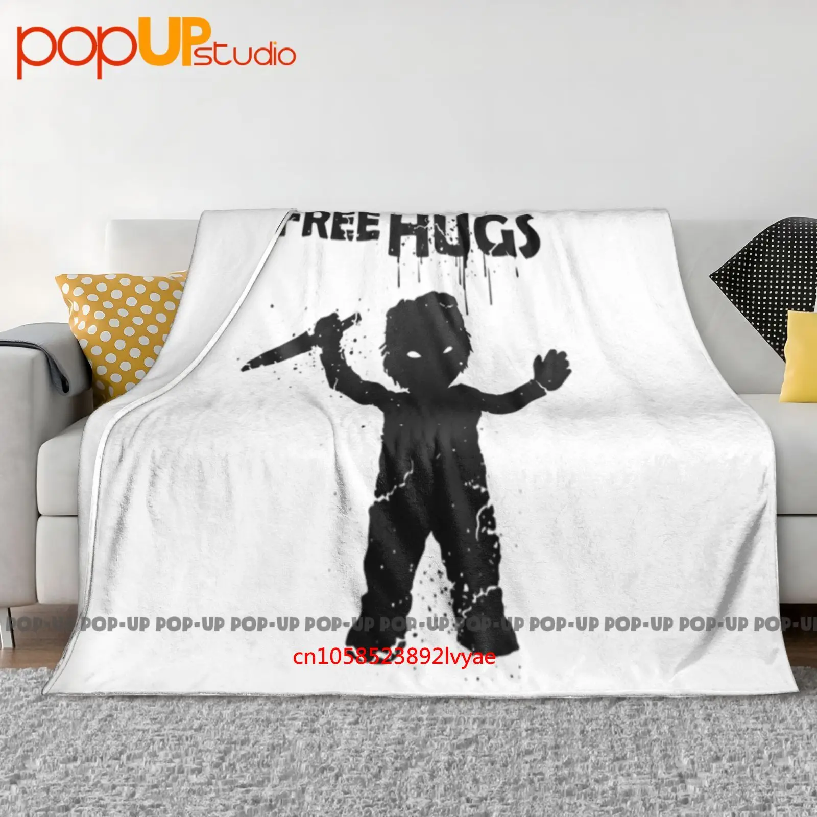 Free Hugs Chucky Haunted Doll Nosferatu Jason Ultra-Soft Blanket Quilt Winter Sofa Cover Bed Covers