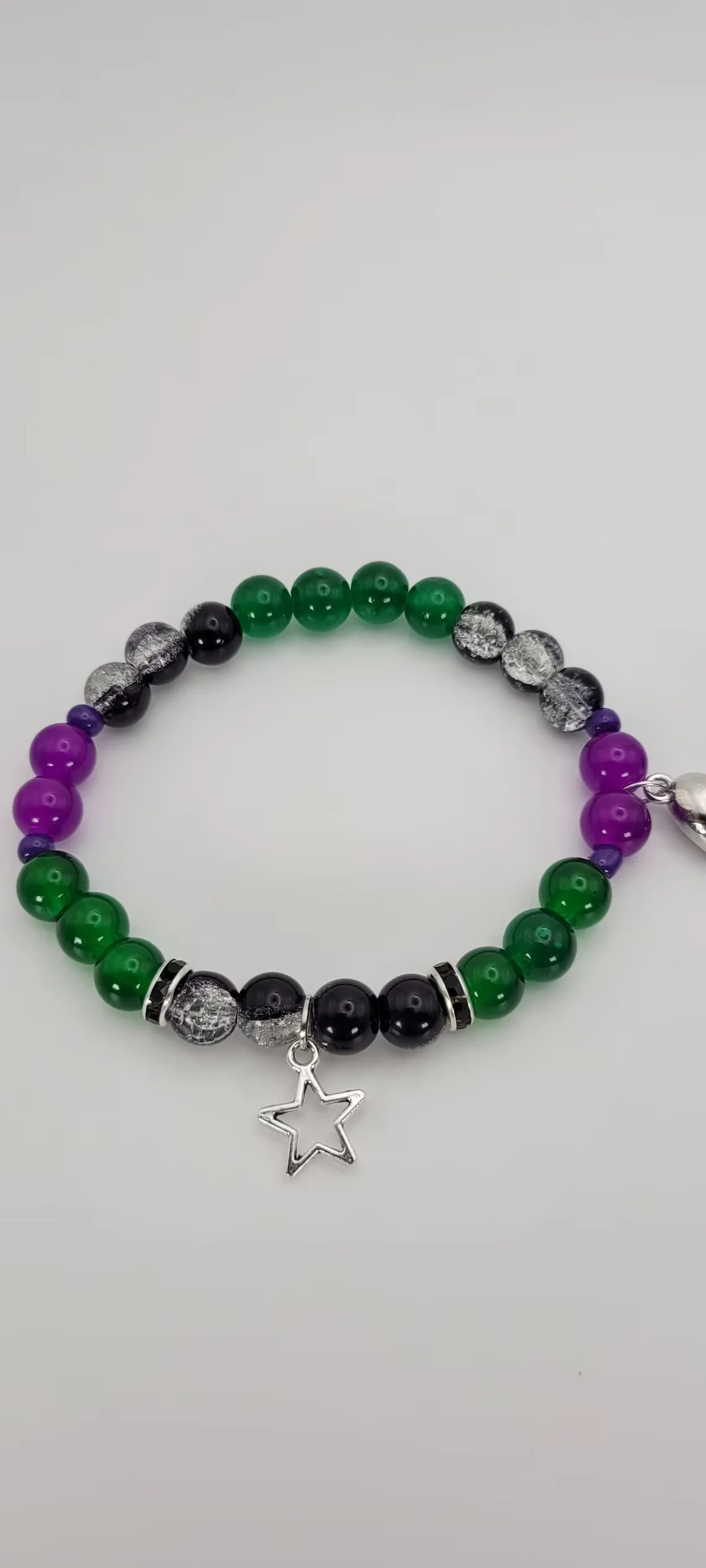 Set of 2 Matching Cartoon Bracelets Beast Boy and Raven Teeny Titans