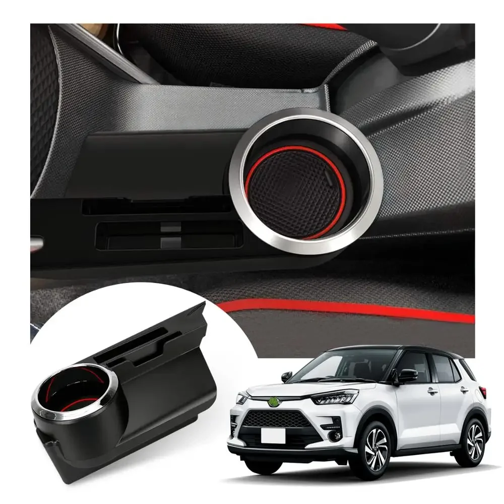 

Car Central Water Cup Storage Box for Rise RAIZE (A200A/A210A) 2019 2020 2021 2022 Auto Interior Rise Accessories 2022
