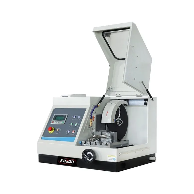 HST-Q80Z Lab Grade 80mm Metallographic Automatic Cutting Machine 2100rpm Manual & Auto Modes 1 Year Warranty Testing Equipment