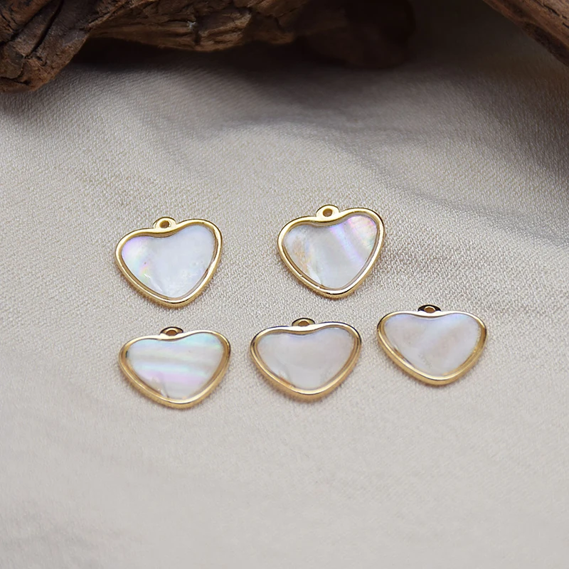 10 قطعة/الوحدة DIY مزيج مجوهرات اكسسوارات الراتنج قذيفة الايبوكسي عناصر هندسية قلادة لسوار الهاتف سحر