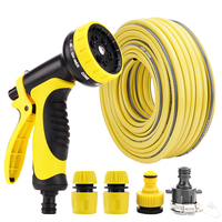 Garden Water Gun Hose Nozzle Mutifunctional Household Car Washing Yard Water Sprayer Pipe Tube Nozzle Sprinkle Tools Equipment