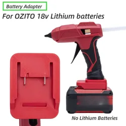 60w Hot Melt Hot Glue Gun with High Adhesive Performance for Crafts and Repair Work For Ozito 18v Battery(No battery)
