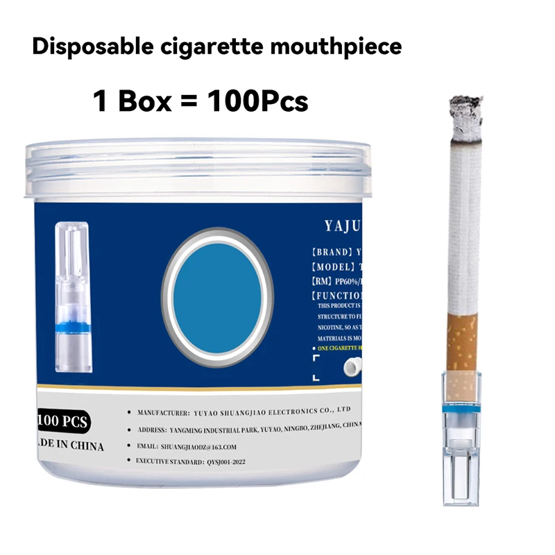 High Quality Adous 1 Boxes 100PCS Smoking Disposable Filter Tar Filtration Personal Smoke Mouthpiece Cigarette Filters For 6 8mm