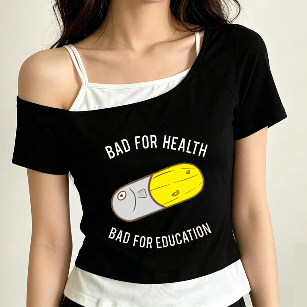 Banana Fish cropped top girl manga party kawaii anime vintage top tees japan cute streetwear meme scene