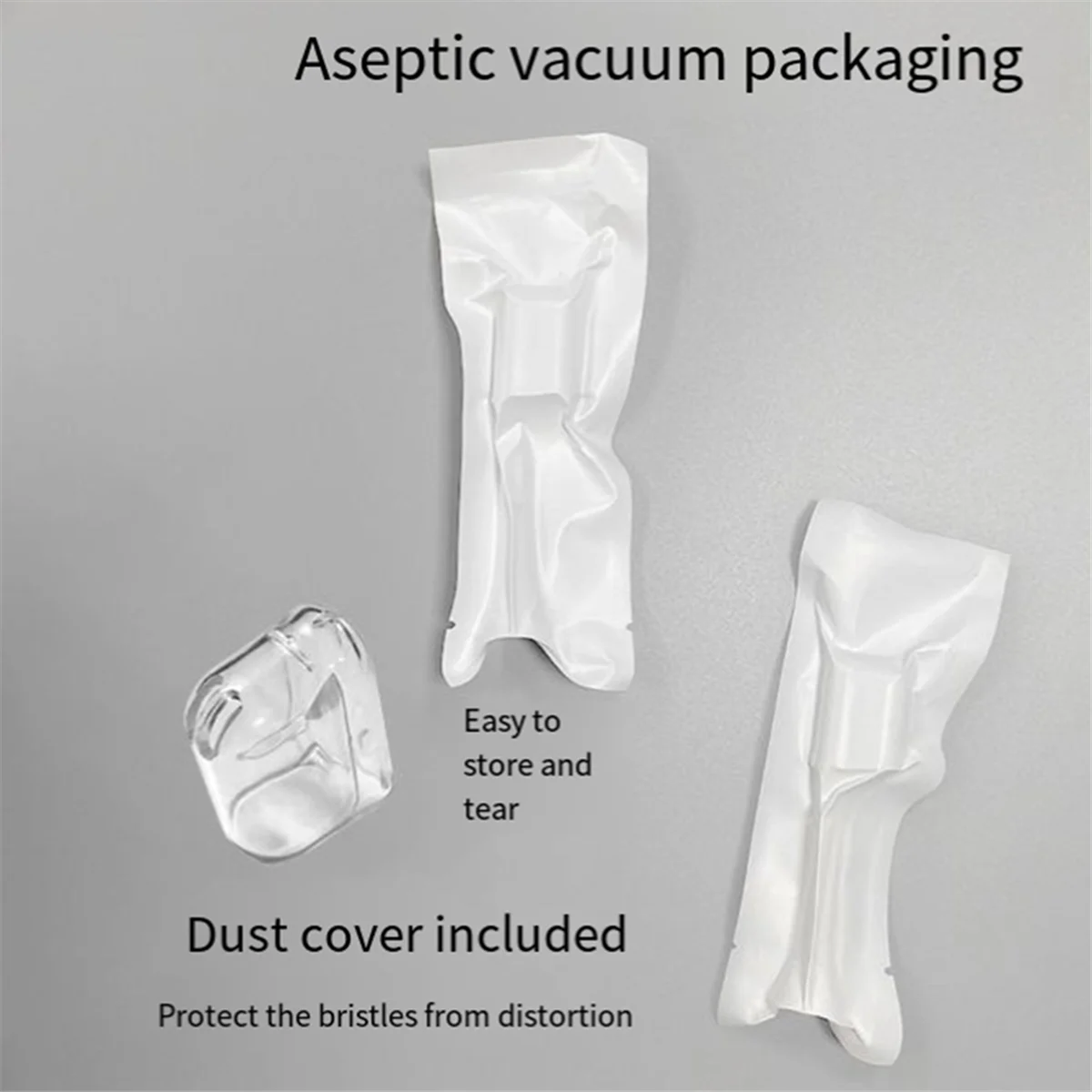 Para Laifen Cabeças de escova de dente elétrica de substituição de alcance completo versão limpa estilo branco brilhante-LITE