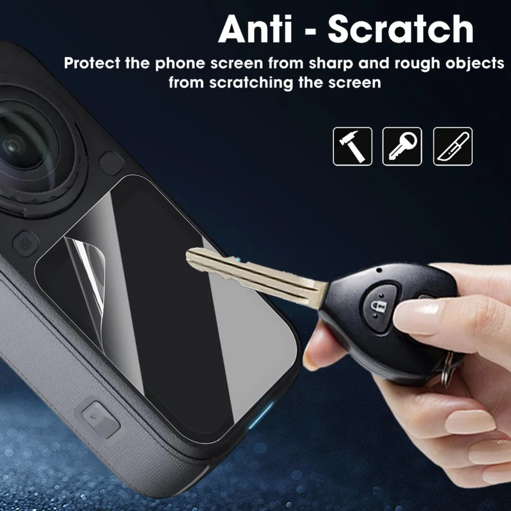 1-5Pcs Soft Hydrogel Film for Insta360 X6 Camera Screen Protector Anti-Scratch Full Coverage Protective Films Not Glass for X6