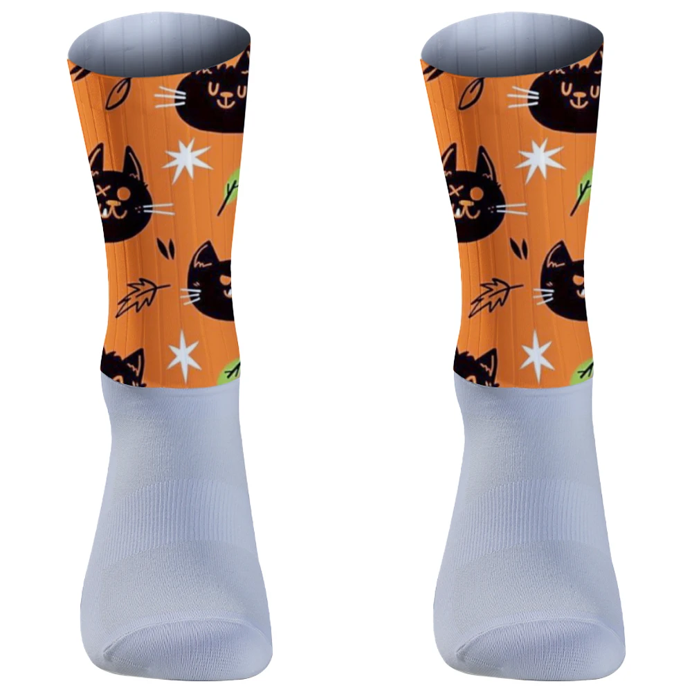 socks Halloween Socks Sport Cycling Breathable Men Women Climbing Hiking Walking Running Socks