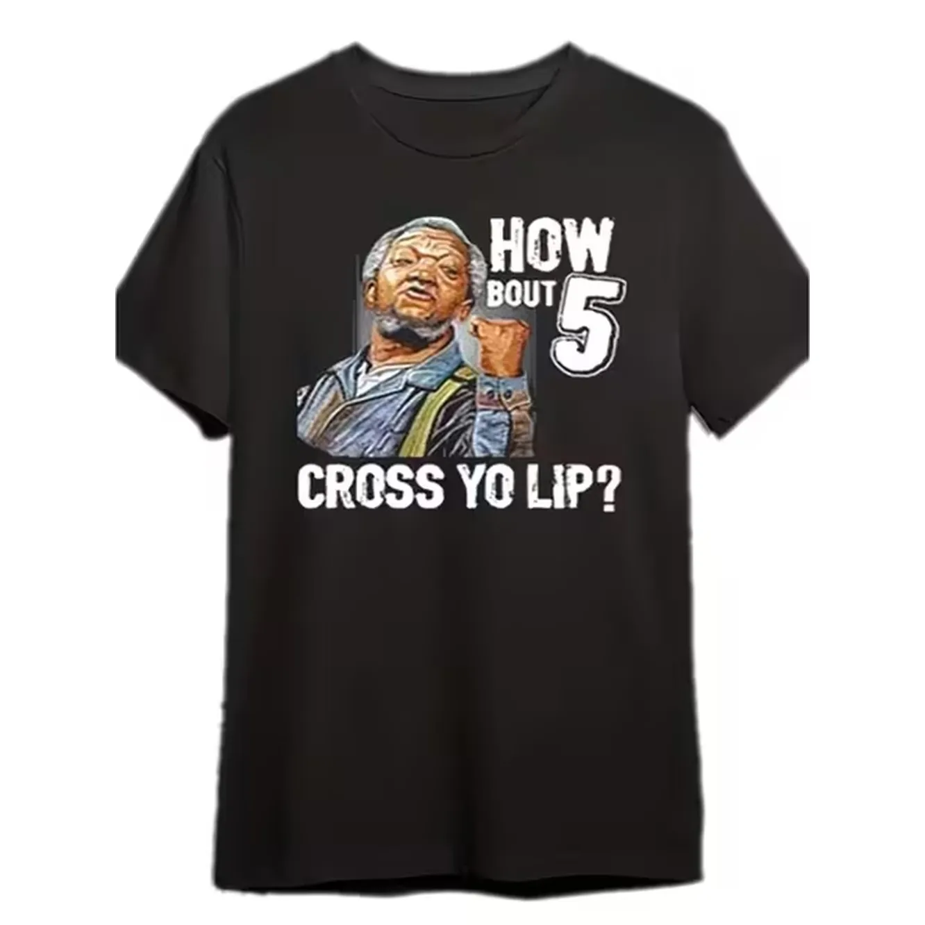 Mens Womens 100 Bout 5 Cross You Lip Graphic T Shirt Black With White Print Regular Neck Short Sleeve Casual Tee For Halloween Christmas Birthday Gifts Casual Attire Themed Parties Humorous Apparel