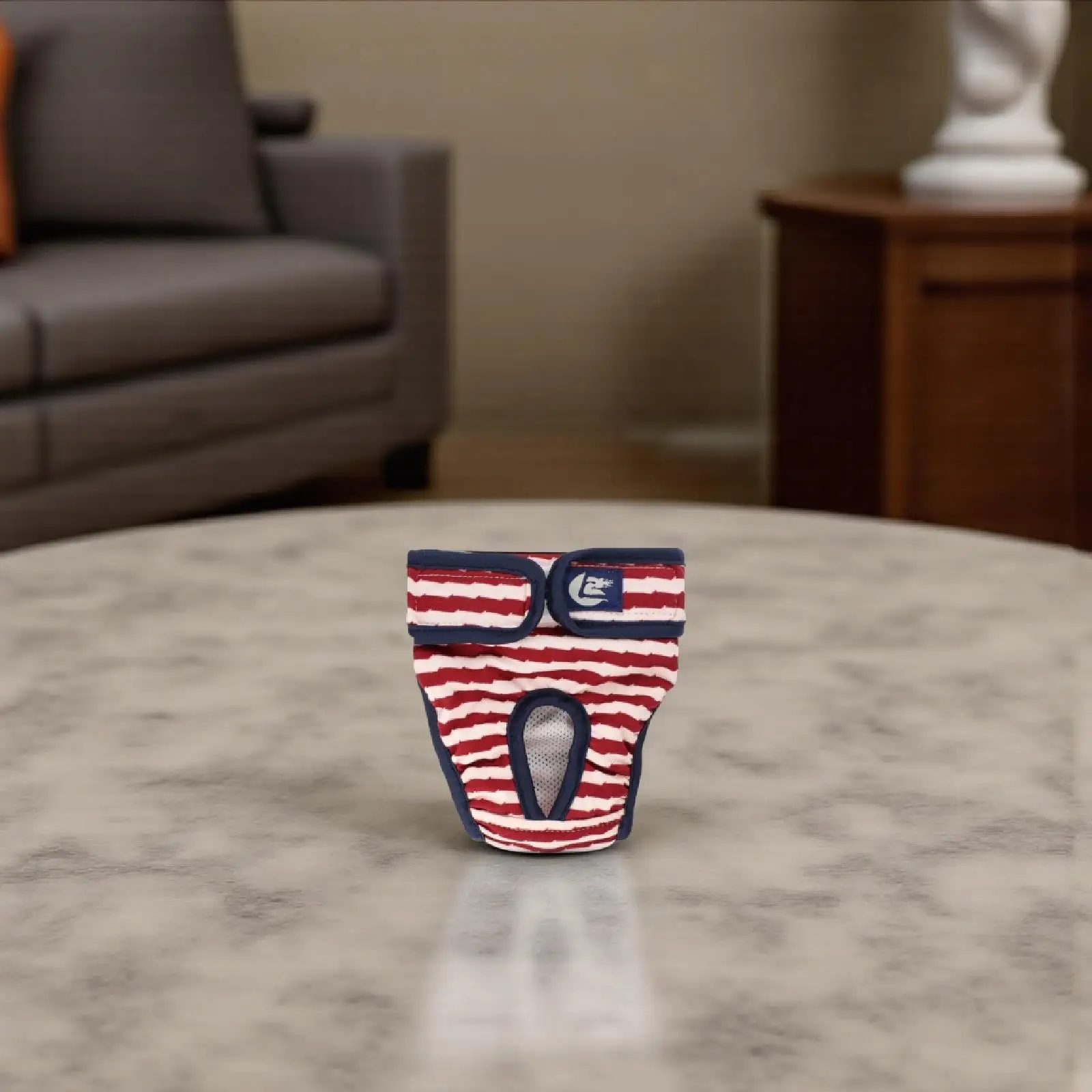 

Dog Panties Pet Sanitary Pants Puppy Female Stripe Shorts Panties Menstruation Underwear Red Size Xl Cotton Comfortable Health