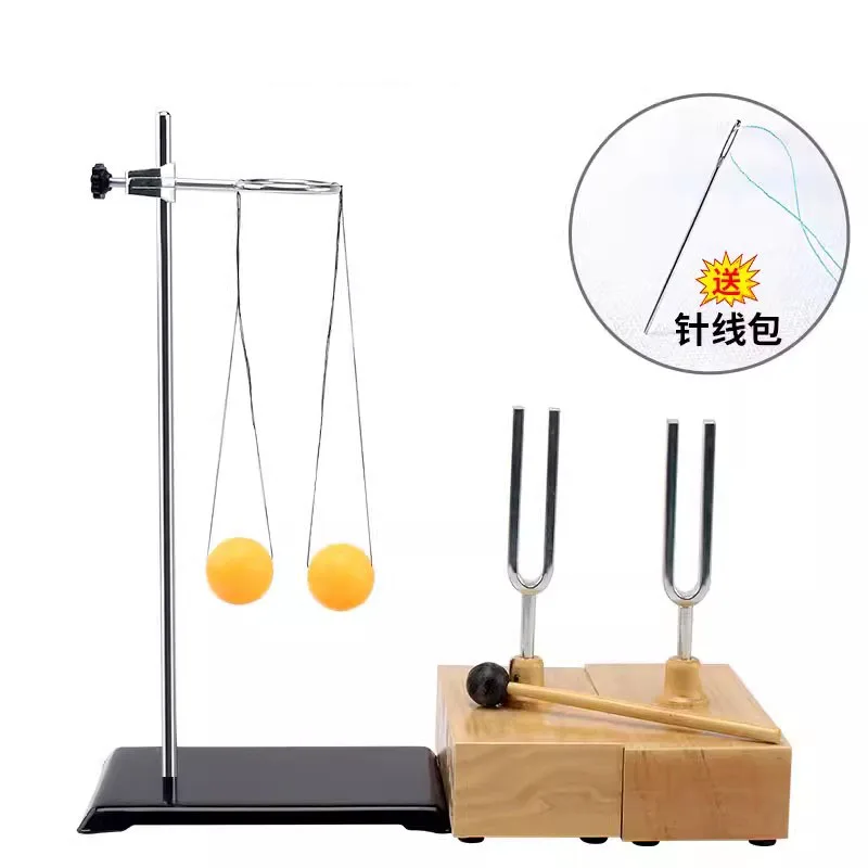 440Hz 256Hz Resonant Tuning Fork Experiment Set Basisschool Wetenschap Fysische Akoestiek Experiment Apparatuur