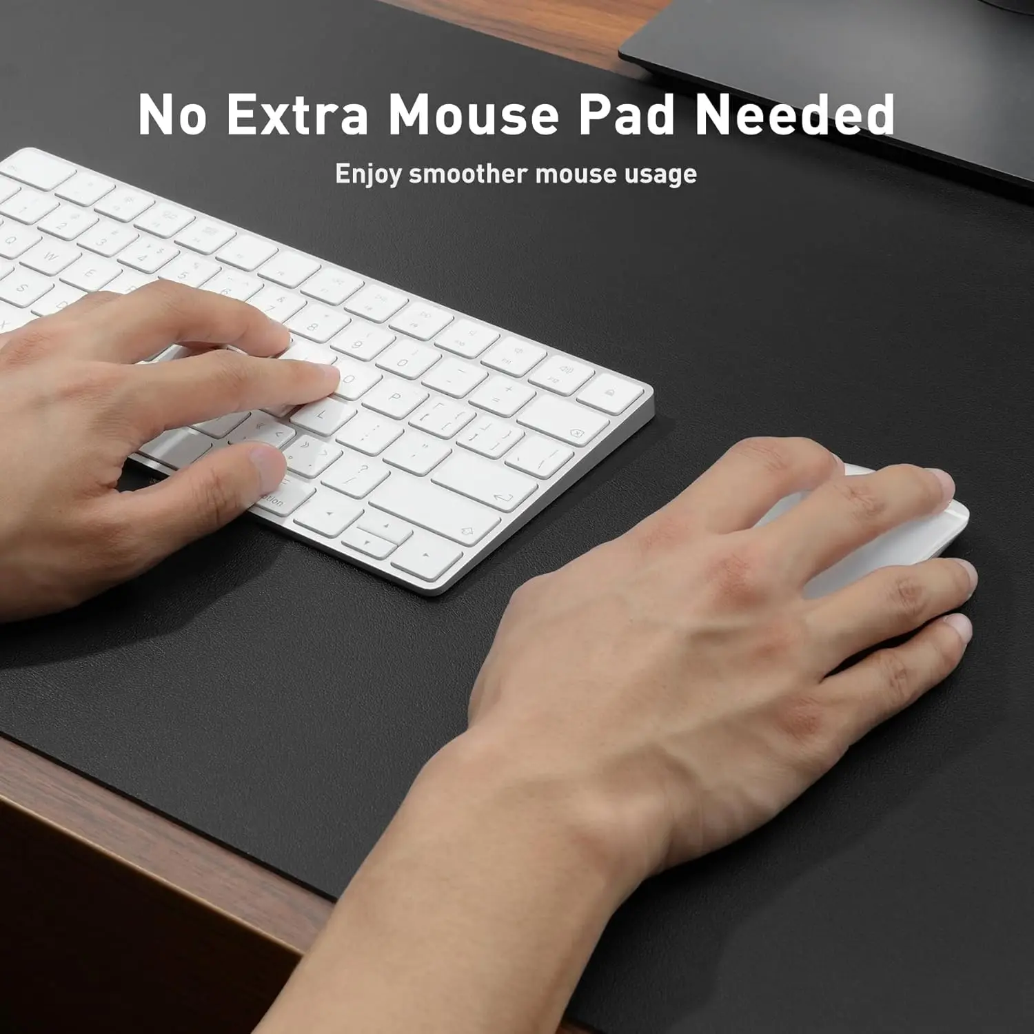 Mouse Pad Large Office Desk Mat ,Waterproof PU Leather Desktop Keyboard Desk Pad Gaming Mousepad Desk Writing Pad for home
