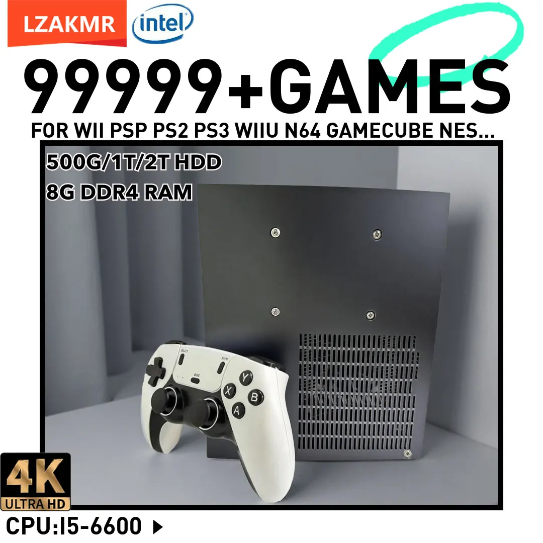 

AC1 Retro Game Box Win11 & Batocera 2TB Game Console 99999+Games Support 60+ Emulators for PS2 PS3 WIIU WII SS XBOX NGC Intel