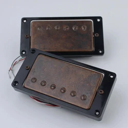 GUYKER Bronze LP guitar pickup set with black frame