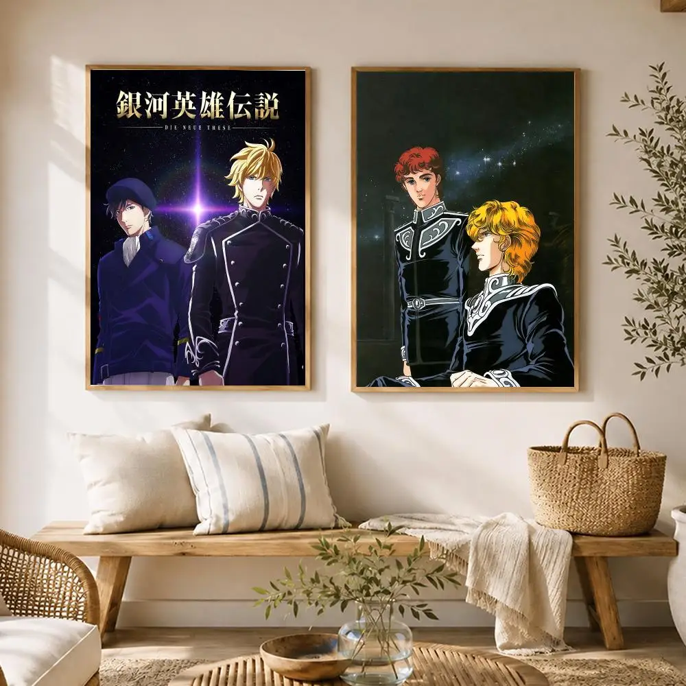 Legend of the Galactic Heroes: Die Neue These Poster HD poster wall art self-stick no-residue for home cafe office great gift