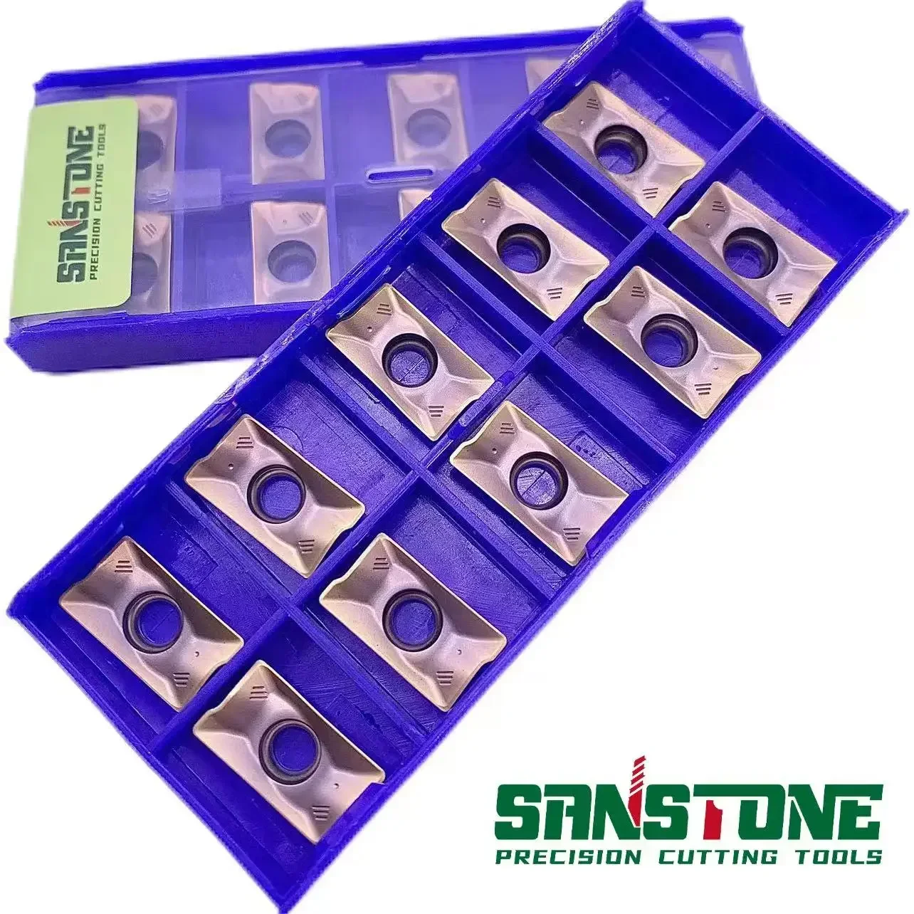 10 Piece R390-170408M-PM Carbide Insert Square Shoulder Insert Milling Cutters High Quality Face Mill Cnc Lathe Tools