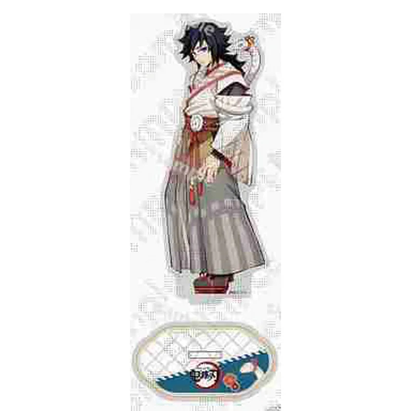 Support de support en acrylique, dessin animé Demon Slayer Iguro Obanai Shinazugawa Sanemi q-version, modèle de jouets, décoration de bureau, cadeaux à collectionner