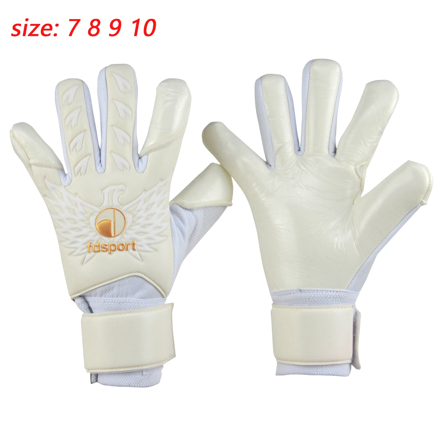 New Predator Football Soccer Goalkeeper Gloves Kids Adults Thicken Latex without Fingersave Non-slipand Wear-Resistant