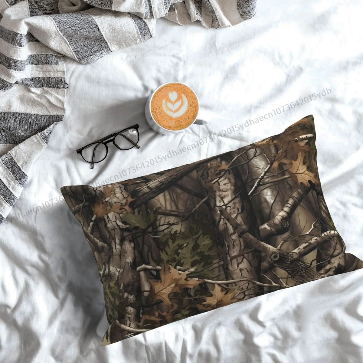 Real Tree Hunter Camo Woods Polyester Pillowcase Camouflage Bedroom Decorative Kawaii Pillow Cover Pillowcase